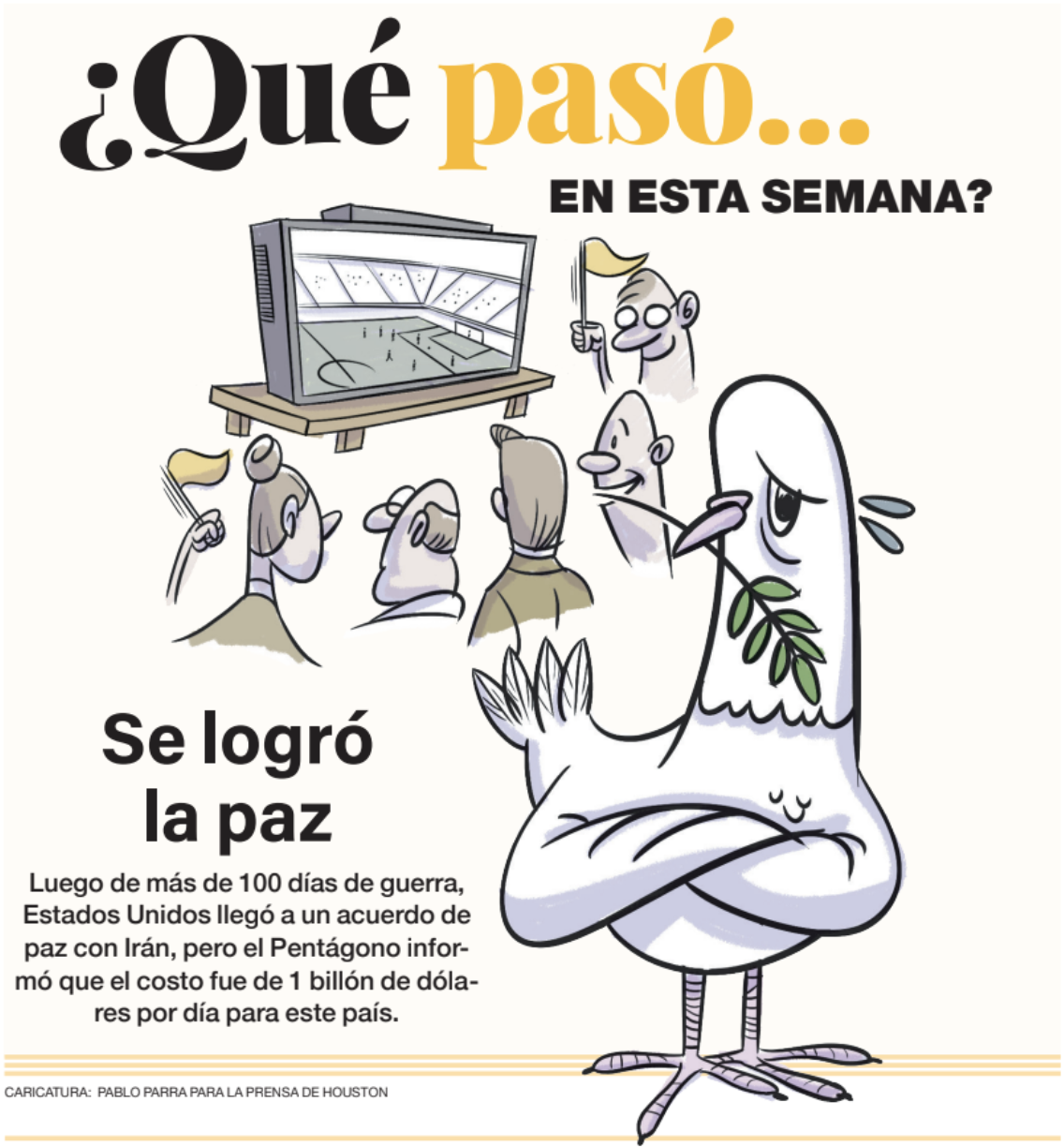Caricatura de la semana en La Prensa de Houston